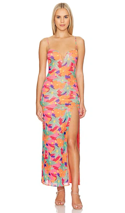 Lovers & Friends Magnolia Dress In 碎花