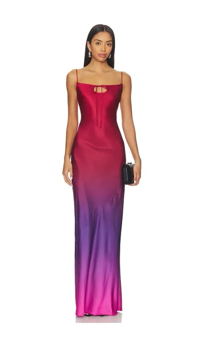 Lovers & Friends Mallory Gown In Purple