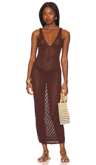 Lovers & Friends Kleid Manu In Chocolate