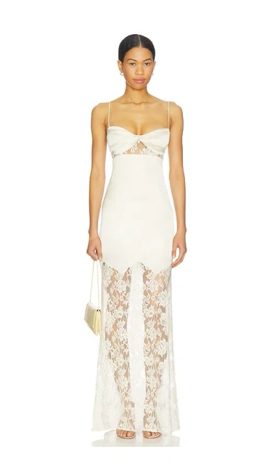 Lovers & Friends Marcy Maxi Dress In White