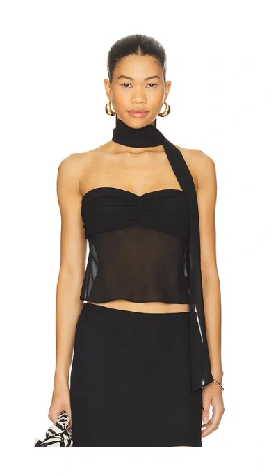 Lovers & Friends Mariah Top In Black
