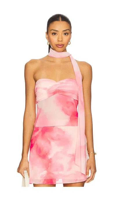 Lovers & Friends Mariah Top In Pink