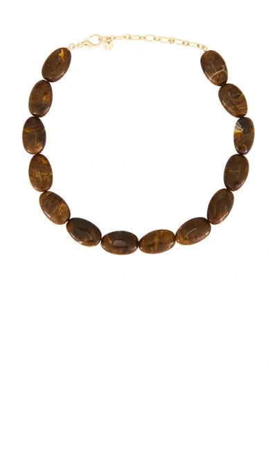 Lovers & Friends Marigold Necklace In Brown