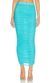 Lovers & Friends Marine Maxi Skirt In Bright Blue