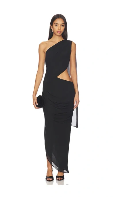 Lovers & Friends Marleen Maxi Dress In Black