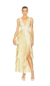 Lovers & Friends Matilda Maxi Dress In Yellow