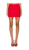 Lovers & Friends Matty Mini Skirt In Red