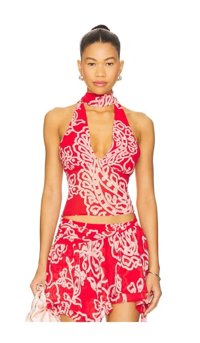 Lovers & Friends Mayci Top In Red