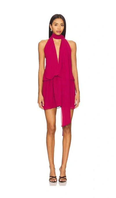Lovers & Friends Michelle Mini Dress In Red
