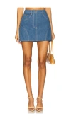 Lovers & Friends Mira Mini Skirt In Blue