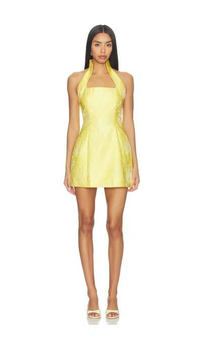 Lovers & Friends Mollie Mini Dress In Yellow