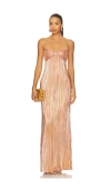 Lovers & Friends Mya Gown In Pink
