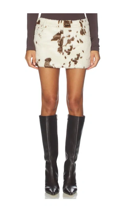 Lovers & Friends Nash Mini Skirt In Multi