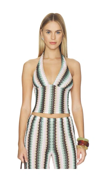 Lovers & Friends Neeve Top In Animal Print