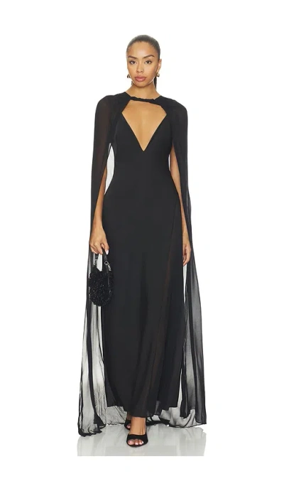Lovers & Friends Nia Maxi Dress In Black