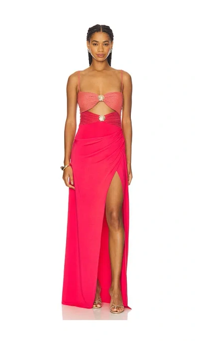 Lovers & Friends Nika Maxi Dress In Multi