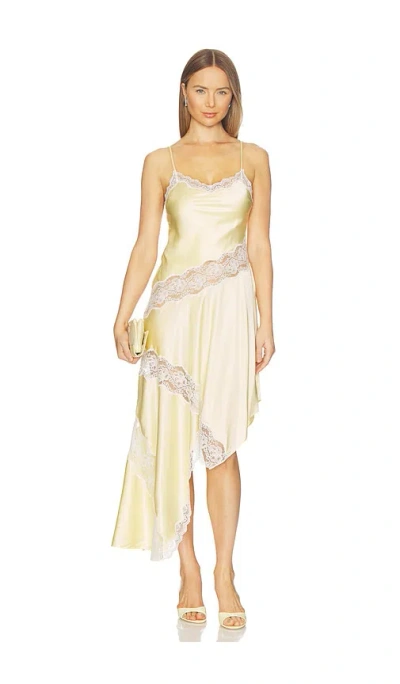 Lovers & Friends Nisa Midi Dress In Yellow