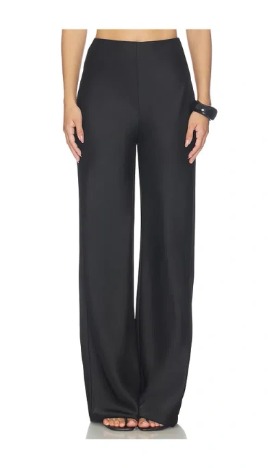 Lovers & Friends Olivia Satin Pant In Black