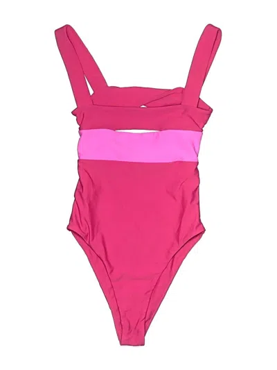 Pre-owned Lovers & Friends One Piece Swimsuit In Pink