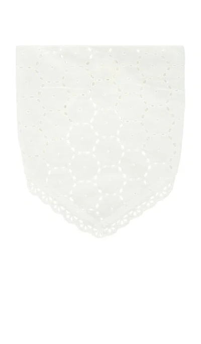 Lovers & Friends Paloma Triangle Scarf In White