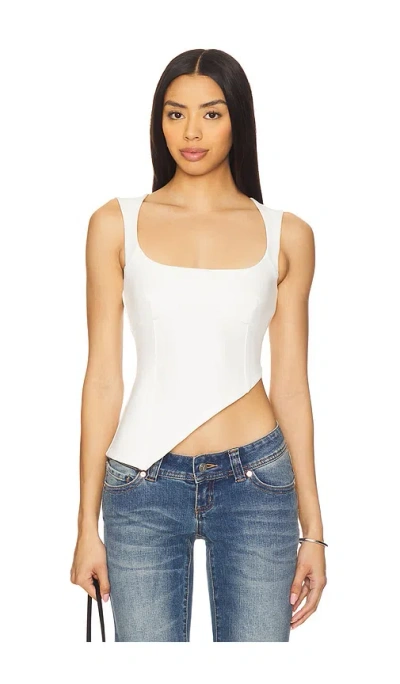 Lovers & Friends Penn Top In White