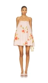 Lovers & Friends Petal Mini Dress In Pink