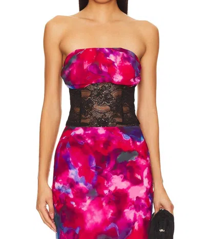 Lovers & Friends Phoenix Top In Pink And Black