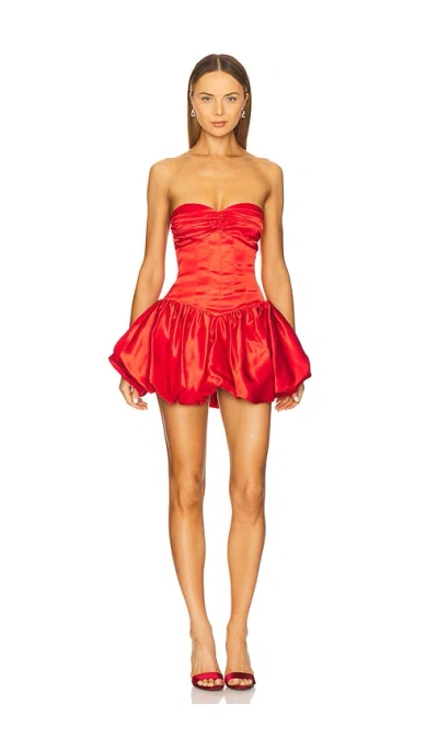 Lovers & Friends Poppy Mini Dress In Red