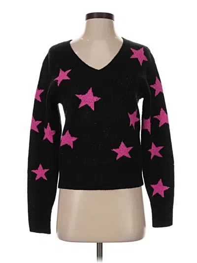 Pre-owned Lovers & Friends Pullover Sweater In Black