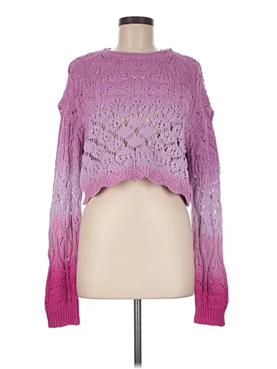 Lovers & Friends Pullover Sweater In Purple