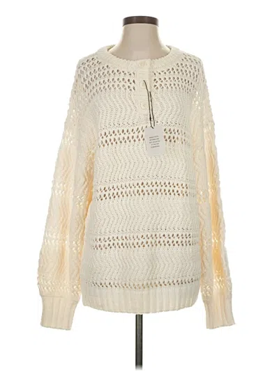 Lovers & Friends Pullover Sweater In White