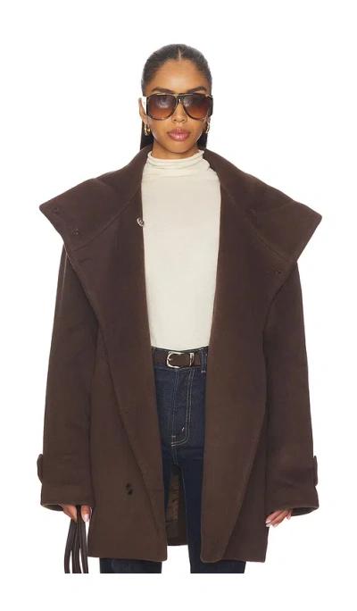 Lovers & Friends Rae Coat In Brown