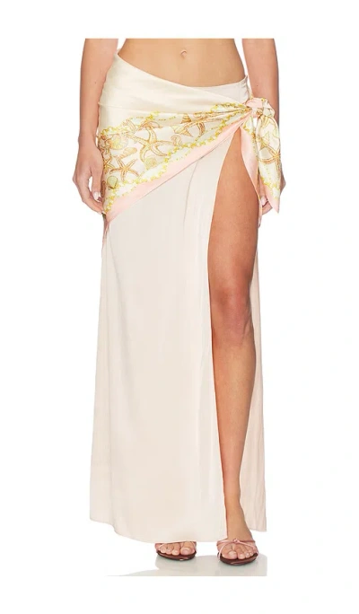 Lovers & Friends Reese Maxi Skirt In White