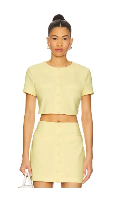 Lovers & Friends Reid Top In Yellow