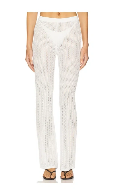 Lovers & Friends Rhoda Knit Pant In White