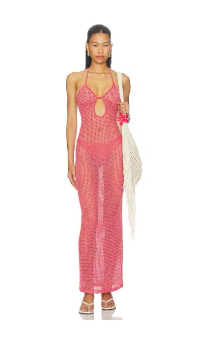 Lovers & Friends Rhodes Maxi Dress In Red