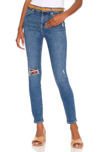 Lovers & Friends Ricky Low Rise Skinny Jeans In Brigton In Blue