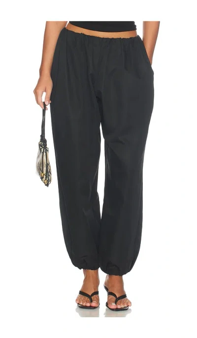 Lovers & Friends Romee Nylon Pant In Black
