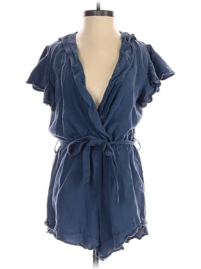 Pre-owned Lovers & Friends Romper In Blue