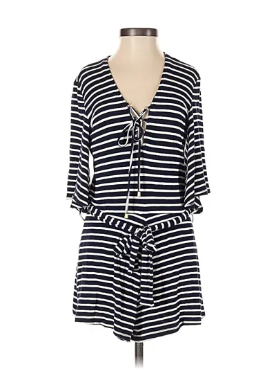 Pre-owned Lovers & Friends Romper In Blue