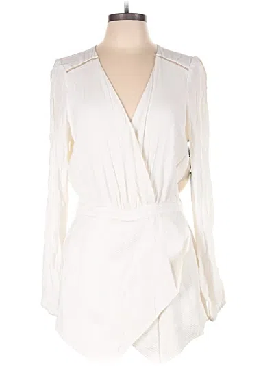 Pre-owned Lovers & Friends Romper In Ivory
