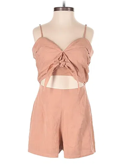 Pre-owned Lovers & Friends Romper In Pink