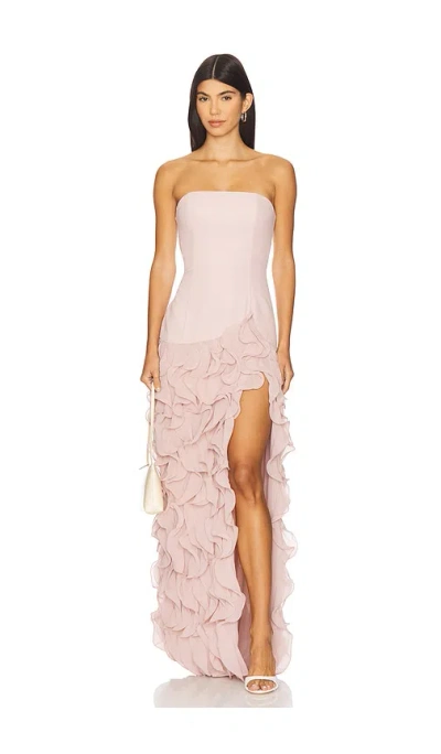 Lovers & Friends Rori Gown In Pink