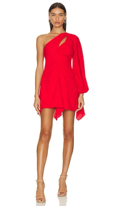 Lovers & Friends Rosalie Mini Dress In Red