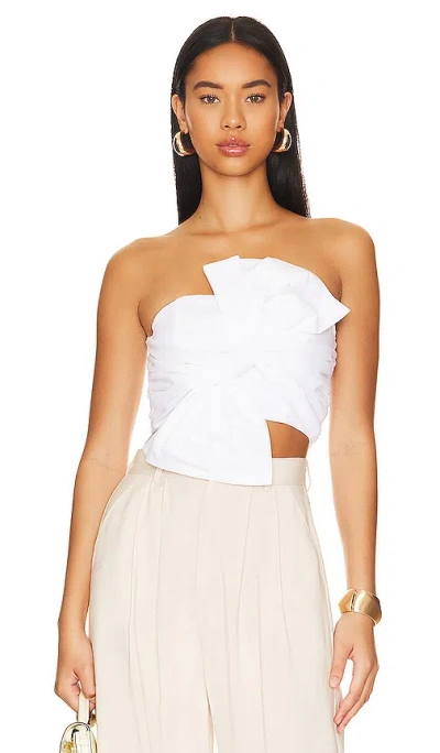 Lovers & Friends Rosalind Crop Top In White