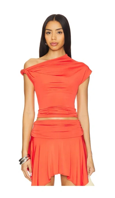 Lovers & Friends Rowan Top In Orange
