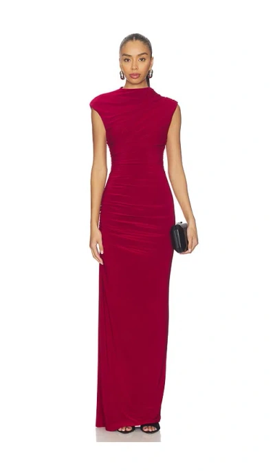 Lovers & Friends Rowyn Gown In Red