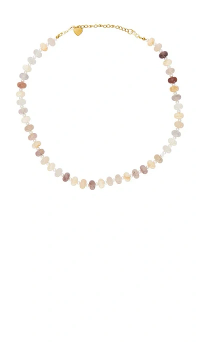 Lovers & Friends Sage Stone Necklace In Multi