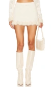 Lovers & Friends Savannah Skirt In Ivory