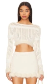 Lovers & Friends Savannah Sweater In Ivory